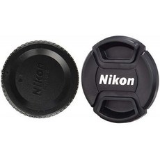 【세트 구매] Nikon 바디 캡 BF-1B & 렌즈 캡 52mm LC-52, 단일상품