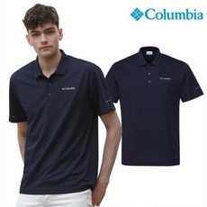 컬럼비아 남성 옴니위크 반팔 카라 티셔츠 네이비 C22 YMD601