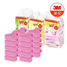 [3M]향기톡톡 일회용 변기솔 크린스틱 리필 20개, 상세설명 참조, 라벤더