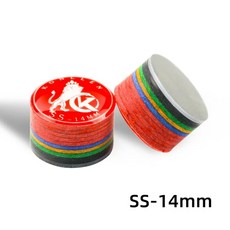 쿠드롱팁 KONLLEN 레인보우 팁 큐팁 다층 스누커 경도 S SS SX M MH H 돼지 피부 액세서리 11mm 14mm, [20]14mm SS 1pcs