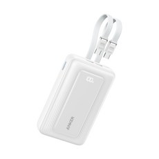 앤커 졸로 파워뱅크 20000mAh 45W 보조배터리 (C타입 케이블 일체형), 화이트, A110M