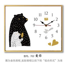 YCS1359 시계두꺼비집가리개 배전함가리개 두꺼비집커버 벽가리개 차단가가리개 인터폰가리개 배전반가리개 배전반커버 인터폰박스 두꺼비집가리개, C + 라이트 럭셔리 골드 프레임