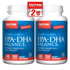 재로우 EPA-DHA 밸런스 600mg 소프트젤, 120개입, 2개