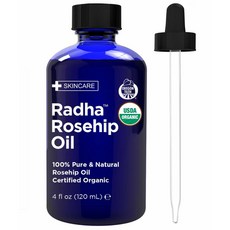 Radha Beauty 라드하 뷰티 올가닉 라드하 로즈힙 오일 4oz(120ml)