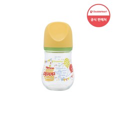 더블하트 모유실감 마이프레셔스 유리젖병 파티 160ml(젖꼭지미포함)