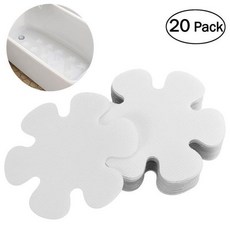 미끄럼 방지 욕조 스티커 안전 샤워 트레드 접착 데칼 20 개 10cm, 01 White, 01 White