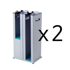 레인팩 우산포장기 2구, 아이보리1+1, 2개