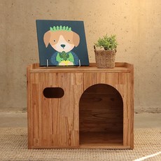 피토니아 가구 참죽 원목 강아지집 애견 하우스