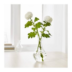 이케아 빌리에스타르크 꽃병 화병 유리 803.385.78, 단일상품