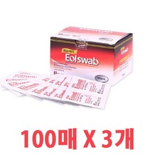 에프에이 알콜스왑 알콜솜 300매 개별포장 소독용