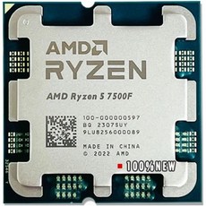 AMD 라이젠 57500F R57500F 3.7GHz 6C12T CPU 데스크톱 프로세서 5N L332M 100000000597 냉각기 없음 소켓 AM5 ZL666 - 라이젠57500f