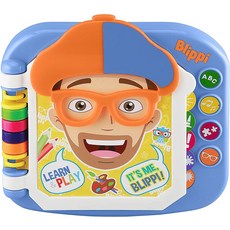 eKids Blippi Book 유치원 학습 게임이 내장된 유아용 장난감 블리피 장난감 및 선물 팬을 위한 유아 활, 한개옵션0