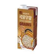 푸르밀 아침한끼 곡물우유, 730ml, 12개