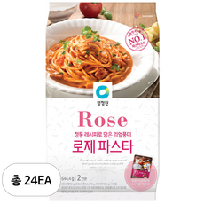 청정원 로제 파스타 소스, 24개, 644.4g