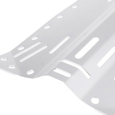 스쿠버 다이빙 백 플레이트 3mm 두께 알루미늄 합금 테크 다이브 백 플레이트 실버|풀 & 액세서리|, 1개, CHINA