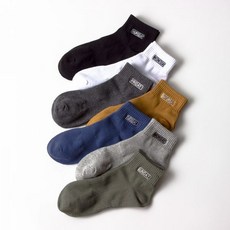 겨울 등산 양말 3개 묶음 캠핑 스포츠 노가다 남성 두툼 작업 삭스 여성 단목 장목, 7벌 믹스매치(플래그십) x 3, 남 요일 미들통 쇼트 [39-44]