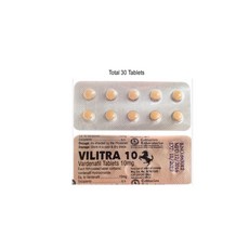 Vilitra 10mg Pack of 3 Set ( Total 30 Tablets), 3개, 30개