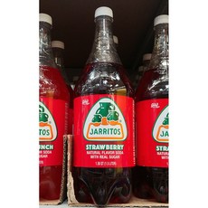 Jarritos Strawberry flavor soda 하리토스 스트로베리 딸기 맛 미국 소다 1.58QT(1.5L) 3팩, .개, .ml