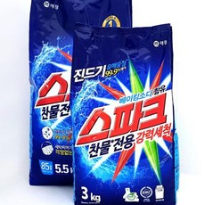 애경 스파크 세제 3kg 5kg 가루세제 세탁세제 찬물전용 빨래세제, 애경 스파크5.5kg