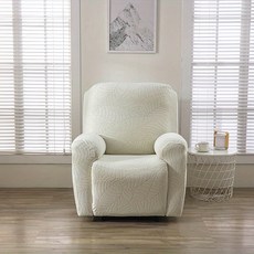 4/6/8pcs 안티 스플래시 리클라이너 슬립커버 세트 자카드 대형 잎무늬 소파 커버 침실 사무실 거실 홈 데코용 스트레치 가구 보호자