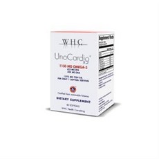 WHC UnoCardio X2 오메가3 1270mg 오일 60정, 1개