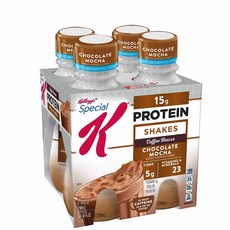 Kelloggs Special K Chocolate Mocha Protein Shakes 켈로그 스페셜 케이 초콜릿 모카 프로틴 쉐이크 10oz(296ml) 4개입 3팩