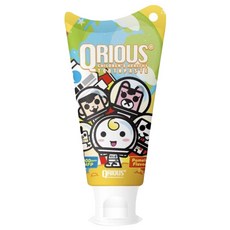 QRIOUS 奇瑞斯 元氣小兒護齒膏, 可吞嚥配方，四個月以上適用，添加優質益生菌, 60g, 1條