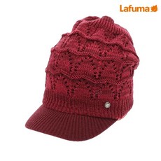 라푸마 여성 와인 투톤 니트챙비니 LEHE7F862D2, DARK BROWN