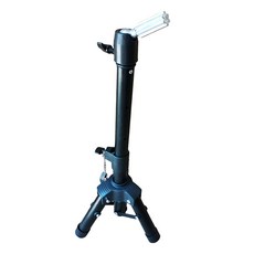 Zeyuan 가발 용 조절 삼각대 스탠드 59 인치 풀 오픈 사이즈 마네킹 헤드 스탠드, 접는 높이 80cm, 플라스틱 및 금속, 검정