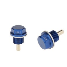 STK 2 피스 m16x1.5 알루마이트 마그네틱 엔진 오일 팬 드레인 볼트 플러그 for 스바루