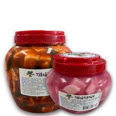 전통비법 그대로 개운한 맛 강화 순무 김치1.4kg+순무 물김치1.4kg, 1400g