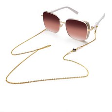 한쪽 검은 클로버 행운의 매력 펜던트 안경 체인 모든 eyewears 조정 가능한 실리콘 안티-스키드 루프 섬세한