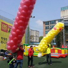 풍선대통령 게임용 비닐(폭90 총길이 6m 두께 0mm) 국내제작, 상세페이지 참조, 상세페이지 참조