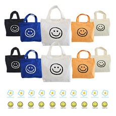 [미포리댁] 어린이집 생일선물 답례품 유치원 구디백 단체 에코백 가방, 10개