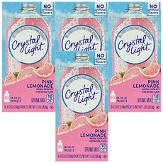 [ Crystal Light ] 크리스탈라이트 온더고 핑크레몬에이드 아이스티음료, 3.68g, 1개입, 40개