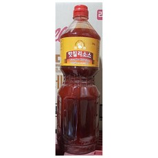 칠리소스(핫 레벤 2k) 업소용 다량 설탕15kg 계란 청정원매운소스 핫칠리소스