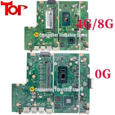 노트북 마더 보드 ASUS X540UB I3-7100U RAM 0G/4G/8G 메인 테스트, 12 I3-8TH GEN 4G V2G