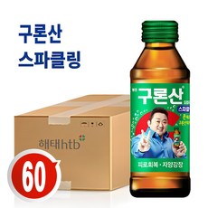 해태htb 영진 구론산 탄산 오리지날 선물세트, 60개입, 150ml