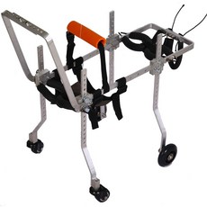 강아지 고양이 휠체어 이동 의족 보행기 노견, XS 확장6~15kg, 1개