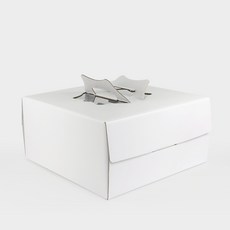 쉬폰 화이트 케이크박스 케이크상자 4호, 10개