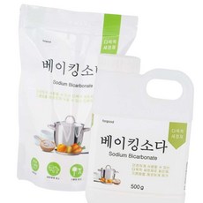 베이킹소다 과탄산소다 구연산 천연세제, 리필-베이킹소다1kg, 1개