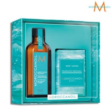 모로칸오일 클렌즈 & 스타일 오리지널 듀오 (모로칸오일 트리트먼트 100ml + 바디바 200g), 1세트