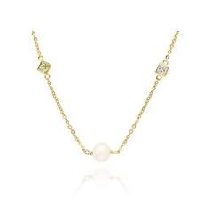 미사키 MISAKI QCUPSUNBEAMSGOLD (SUNBEAMS GOLD) 진주 네크리스