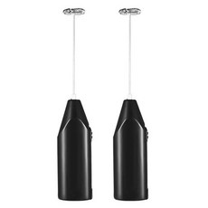 2Pcs 전기 텀블러 교반기 아트 크래프트 텀블러 휴대용 에폭시 수지 믹싱 스틱 수지 믹서 매직 이지 공구, 검은색, 1개