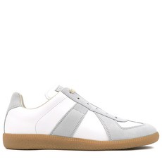 [Maison Margiela]마르지엘라 20FW 화이트 그레이 레더 독일군 스니커즈 S57WS0236 P1895 101