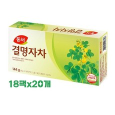 1 [대량구매] 동서 결명자차 (식수용) 18티백 (144g) x 20개 에프터눈티 모에모에큥 사무실 자취템