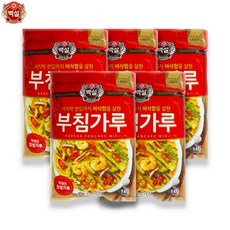 예이니식품 CJ 백설 부침가루 5개(1kgx5개) 믹스부침개파전김치, 5개, 1kg