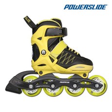 파워슬라이드 갤럭시 옐로우 인라인 스케이트 아동용