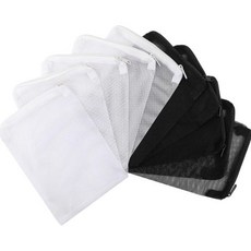수족관 필터 활성탄 생물권 세라믹 링용 지퍼가 달린 DEPEPE 10pcs 미디어 백, 수족관 필터 활성탄 생물권 세라믹 링용 지퍼가 달린 D, 1개