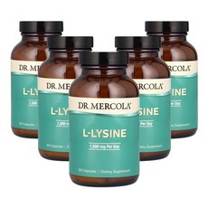 닥터머콜라 L-라이신 1 500 mg 90캡슐, 5개, 90정